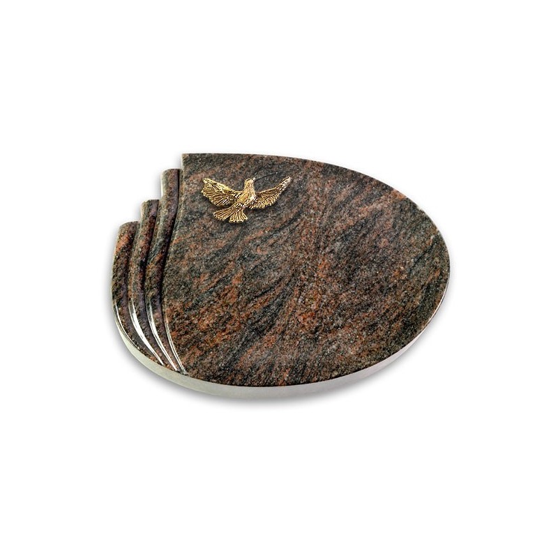 Grabstein Waves/Himalaya Taube (Bronze)