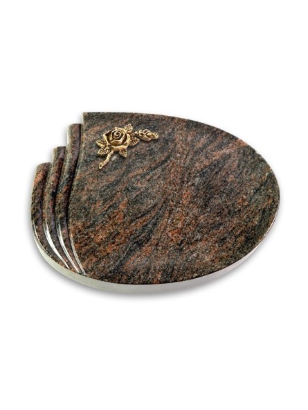 Grabstein Waves/Himalaya Rose 1 (Bronze)