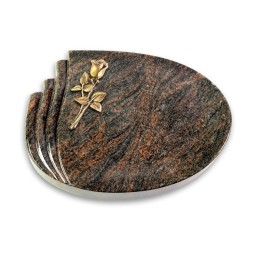 Grabstein Waves/Himalaya Rose 8 (Bronze)