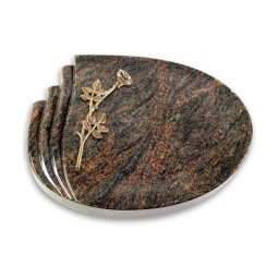 Grabstein Waves/Himalaya Rose 9 (Bronze)