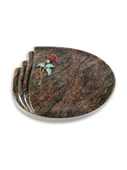 Grabstein Waves/Himalaya Rose 2 (Color)