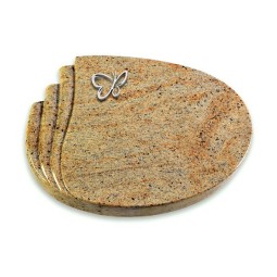 Grabstein Waves/Kashmir Papillon (Alu)