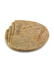 Grabstein Waves/Kashmir Ähren 1 (Bronze)