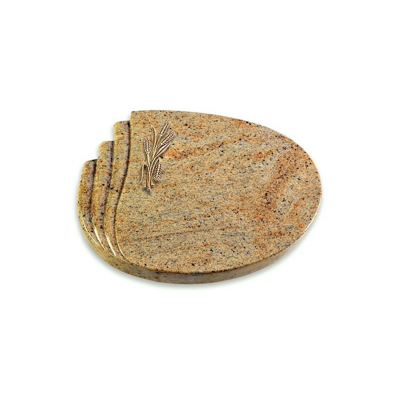 Grabstein Waves/Kashmir Ähren 1 (Bronze)