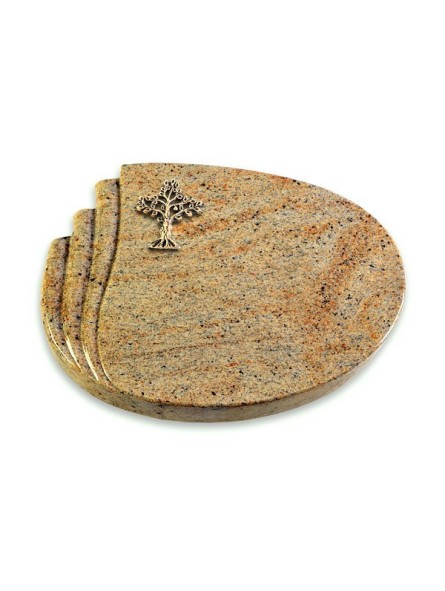 Grabstein Waves/Kashmir Baum 2 (Bronze)