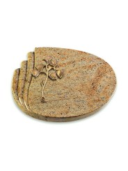 Grabstein Waves/Kashmir Gingozweig 1 (Bronze)