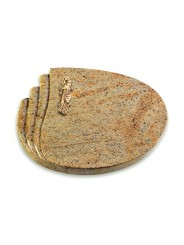 Grabstein Waves/Kashmir Maria (Bronze)