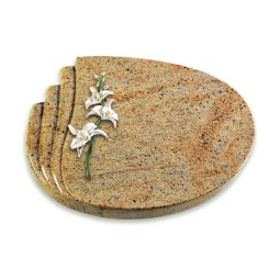 Grabstein Waves/Kashmir Orchidee (Color)