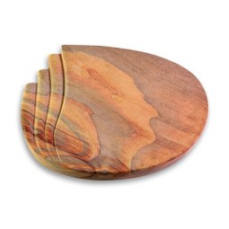 Grabstein Waves/Rainbow (ohne Ornament)