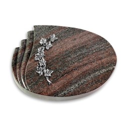 Grabstein Waves/Paradiso Efeu (Alu)