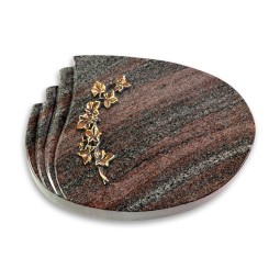 Grabstein Waves/Paradiso Efeu (Bronze)