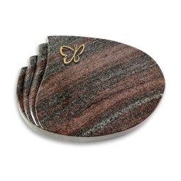 Grabstein Waves/Paradiso Papillon (Bronze)