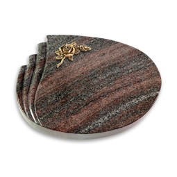 Grabstein Waves/Paradiso Rose 1 (Bronze)