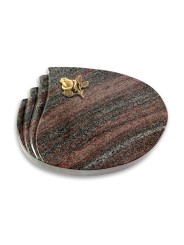 Grabstein Waves/Paradiso Rose 3 (Bronze)