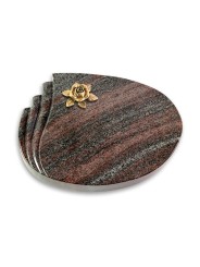 Grabstein Waves/Paradiso Rose 4 (Bronze)