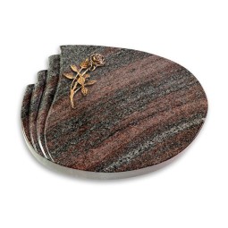 Grabstein Waves/Paradiso Rose 6 (Bronze)