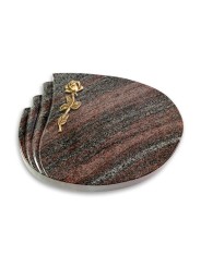 Grabstein Waves/Paradiso Rose 7 (Bronze)