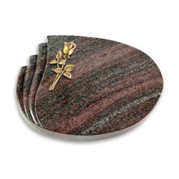 Grabstein Waves/Paradiso Rose 8 (Bronze)