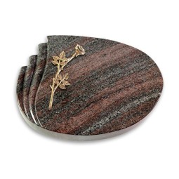 Grabstein Waves/Paradiso Rose 9 (Bronze)