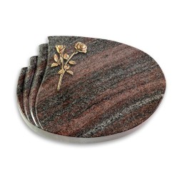 Grabstein Waves/Paradiso Rose 10 (Bronze)