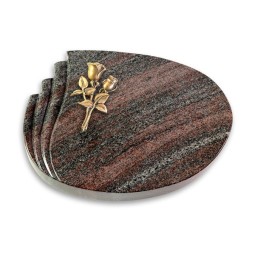 Grabstein Waves/Paradiso Rose 11 (Bronze)