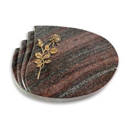 Grabstein Waves/Paradiso Rose 13 (Bronze)