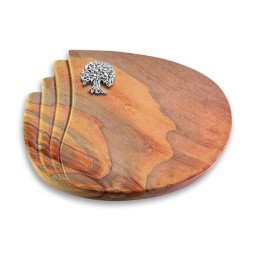 Grabstein Waves/Rainbow Baum 3 (Alu)