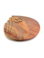 Grabstein Waves/Rainbow Herzen (Bronze)