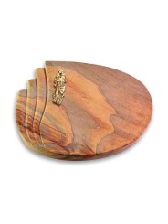 Grabstein Waves/Rainbow Maria (Bronze)