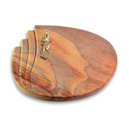 Grabstein Waves/Rainbow Maria (Bronze)