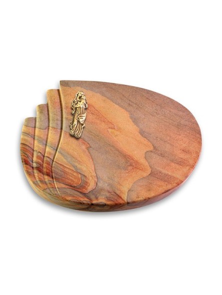 Grabstein Waves/Rainbow Maria (Bronze)