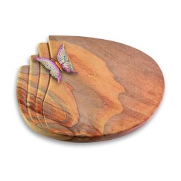 Grabstein Waves/Rainbow Papillon 1 (Color)