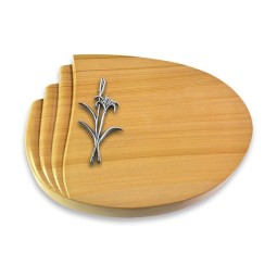 Grabstein Waves/Woodland Lilienzweig (Alu)