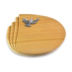 Grabstein Waves/Woodland Taube (Alu)