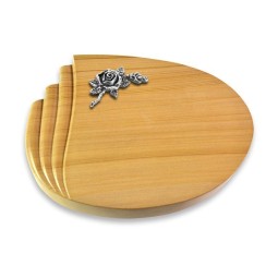 Grabstein Waves/Woodland Rose 1 (Alu)