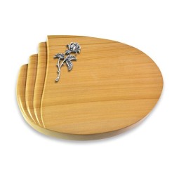 Grabstein Waves/Woodland Rose 2 (Alu)