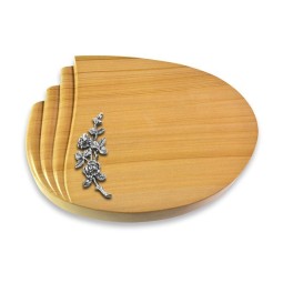 Grabstein Waves/Woodland Rose 5 (Alu)