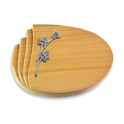 Grabstein Waves/Woodland Rose 9 (Alu)