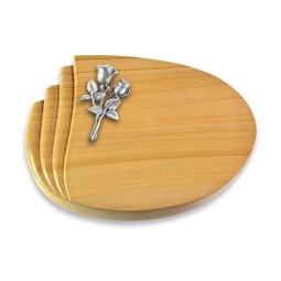 Grabstein Waves/Woodland Rose 11 (Alu)