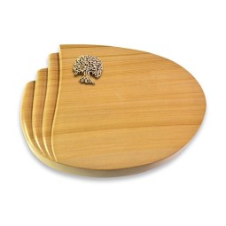 Grabstein Waves/Woodland Baum 3 (Bronze)