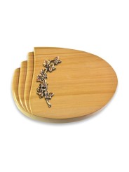 Grabstein Waves/Woodland Efeu (Bronze)