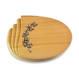 Grabstein Waves/Woodland Efeu (Bronze)