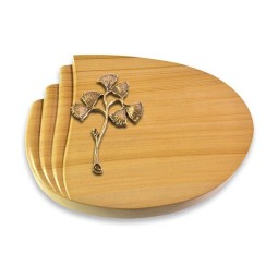 Grabstein Waves/Woodland Gingozweig 1 (Bronze)