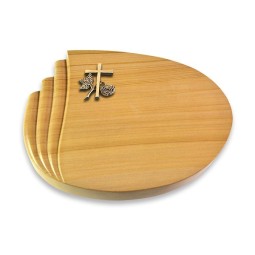 Grabstein Waves/Woodland Kreuz 1 (Bronze)