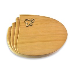 Grabstein Waves/Woodland Papillon (Bronze)