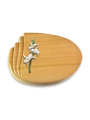 Grabstein Waves/Woodland Orchidee (Color)