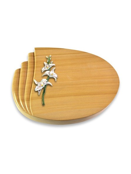 Grabstein Waves/Woodland Orchidee (Color)