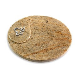 Grabstein Yang/Kashmir Papillon (Alu)