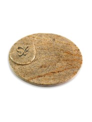 Grabstein Yang/Kashmir Papillon (Bronze)