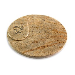 Grabstein Yang/Kashmir Papillon (Bronze)